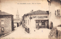 42-SAINTE COLOMBE-CAFE CHARCUTERIE-N 6012-B/0273 - Other & Unclassified