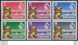 1959 Singapore New Constitution 6v. MNH SG. N. 53/58 - Other & Unclassified