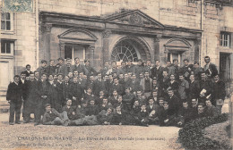 51-CHALONS SUR MARNE-ELEVE DE L ECOLE NORMALE-PHOTO GROUPE-N 6012-A/0043 - Châlons-sur-Marne