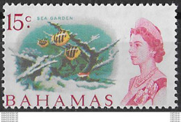 1970 Bahamas 15c. Sea Garden Whiter Paper MNH SG N. 304a - Altri & Non Classificati
