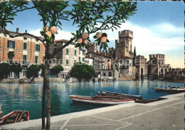 72254405 Sirmione Lago Di Garda Partie Am Wasser Boote Sirmione Lago Di Garda - Sonstige & Ohne Zuordnung