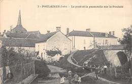 36-POULAINES-PASSERELLE SUR LE POULAIN-ANIMEE-N 6012-D/0085 - Andere & Zonder Classificatie