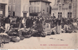 P15-47) AGEN - LE MARCHE PAYSAN DE PREMIERE MAIN - PLACE DE LA CATHEDRALE - ( TRES ANIMEE - 2 SCANS ) - Agen