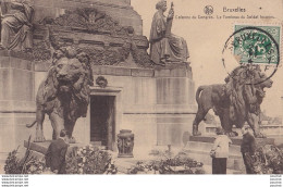 P15- BRUXELLES - COLONNE DU CONGRES - LE TOMBEAU DU SOLDAT INCONNU - ( ANIMEE ) - Monuments