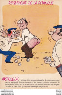 P12- HUMOUR - REGLEMENT DE LA PETANQUE - ARTICLE 4 - LE SILENCE... - ( 2 SCANS ) - Humour