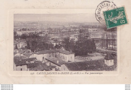 P8-47) CASTELJALOUX LES BAINS (LOT ET GARONNE) VUE PANORAMIQUE  - ( 2 SCANS ) - Casteljaloux