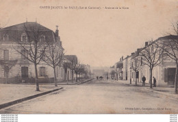 P8-47) CASTELJALOUX LES BAINS - AVENUE DE LA GARE  - ( ANIMEE - 2 SCANS ) - Casteljaloux