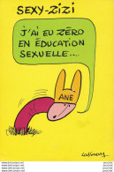 P2- ILLUSTRATEUR LASSALVY - SEXY  ZIZI  - J'AI EU UN ZERO EN EDUCATION SEXUELLE... BONNET D ' ANE ( HUMOUR - 2 SCANS ) - Lassalvy