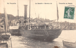 14-TROUVILLE-BATEAU LA GAZELLE-N 6012-H/0313 - Trouville