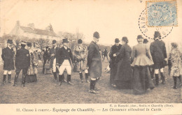 60-CHANTILLY-CHASSE A COURRE-LES CHASSEURS-N 6012-H/0137 - Chantilly