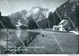 Ch89 Cartolina  Lago Di Braies Croda Del Beco Provincia Di Bolzano Trentino - Bolzano (Bozen)