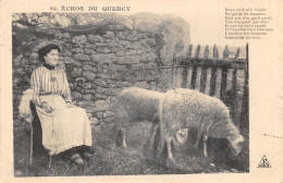 FO-SCENE DU QUERCY-FERMIERE ET SES MOUTONS-N 6012-F/0343 - Other & Unclassified