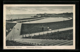 AK Cuxhaven, Seebadeanstalt Grimmershörn Mit Treppe  - Cuxhaven