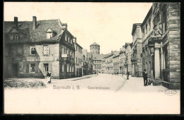 AK Bayreuth I. B., Kanzleistrasse Mit Bäckerei Und Bierwirtschaft Johann Eckenberger  - Bayreuth