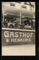 Foto-AK Worms, Gasthof, W. Henrichs  - Worms