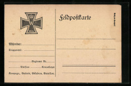 AK Eisernes Kreuz Mit Krone, 1914  - Weltkrieg 1914-18