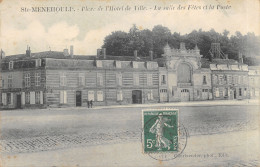 51-SAINTE MENEHOULD-PLACE DE L HOTEL DE VILLE-SALLE DES FETE-N 6013-E/0297 - Sainte-Menehould