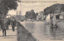 29-QUIMPER-LA PROMENADE DU CHEMIN DE HALAGE-N 6013-E/0283 - Quimper