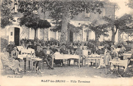 11-ALET LES BAINS-VILLA TERMINUS-TERRASSE-N 6013-E/0077 - Autres & Non Classés