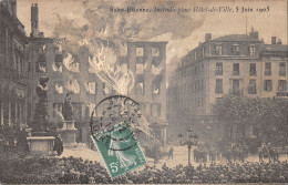 42-SAINT ETIENNE-INCENDIE PLACE DE L HOTEL DE VILLE JUIN 1905-N 6013-E/0021 - Saint Etienne