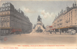 46-VALENCE-PLACE DE LA REPUBLIQUE-EMILE AUGIER-N 6013-D/0075 - Valence