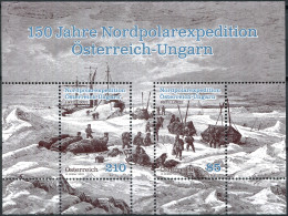 Austria 2022. Austro-Hungarian North Polar Expedition 1872-1874 (MNH OG) S/S - Ungebraucht