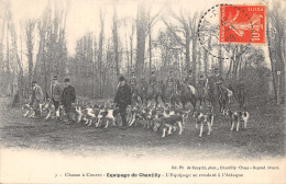 60-CHANTILLY-EQUIPAGE DE CHASSE A COURRE-N 6013-H/0377 - Chantilly