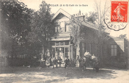 78-HOUDAN-CAFFE DE LA GARE-ANIMEE-N 6013-G/0001 - Houdan