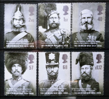 INGLATERRA - IVERT 2588/93 NUEVOS ** 150º ANIV. DE LA GUERRA DE CRIMEA- FOTOS DE SOLDADOS - Unused Stamps