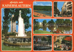 72253743 Kaiserslautern Springbrunnen Strandbad Fussgaengerzone Teich Wasserspie - Kaiserslautern