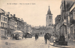 59-LE CATEAU-PLACE DU MARCHE-N 6014-A/0049 - Autres & Non Classés