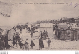 A18-62) BERCK SUR MER - LA PLAGE APRES L ' OURAGAN DE SEPTEMBRE 1903 - ( 2 SCANS ) - Berck