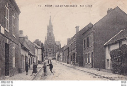 A16-60) SAINT JUST EN CHAUSSEE (OISE) RUE CARNOT - ( ANIMEE - ENFANTS - 2 SCANS ) - Saint Just En Chaussee