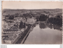 A16-71) LA CLAYETTE (SAONE ET LOIRE)  VUE AERIENNE - SON CHATEAU ET SON  LAC  - ( 2 SCANS ) - Autres & Non Classés