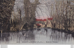 A16-28) NOGENT LE ROTROU -  BORDS DE L ' HUISNE  - ( COLORISEE - 2 SCANS ) - Nogent Le Rotrou