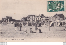 A15-80) LE CROTOY - LA PLAGE - ( ANIMEE ) - Le Crotoy