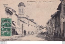 A15-47) MARMANDE - RUE DE L ' HOPITAL - ( ANIMEE - HABITANTS ) - Marmande