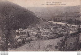 A14-46) CASTELFRANC (LE LOT PITTORESQUE) VUE GENERALE  - ( 2 SCANS ) - Autres & Non Classés