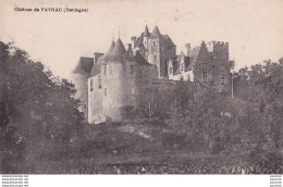 A12-24) FAYRAC (DORDOGNE) LE CHATEAU  - ( 2 SCANS )  - Autres & Non Classés