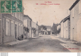 A6-32) SEISSAN (GERS) AVENUE GAMBETTA - ( ANIMEE ) - Autres & Non Classés