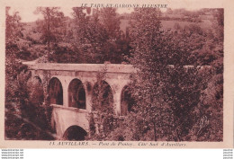 A6-82) AUVILLARS (TARN ET GARONNE) PONT DE PONTOY . COTE SUD D 'AUVILLARS - ( 2 SCANS ) - Auvillar