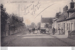 A6-60) LACROIX SAINT OUEN (OISE) LE BAC - ( ANIMEE - HABITANTS - ATTELAGE ANE - VOITURE - 2 SCANS ) - Sonstige & Ohne Zuordnung