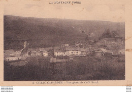 A4-11) CUXAC CABARDES (AUDE) VUE GENERALE COTE NORD - LA MONTAGNE NOIRE - (2 SCANS) - Sonstige & Ohne Zuordnung