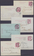 Lot De 23 EP De 1886 à 1906 De COURTRAI, MALINES, GAND, TURNHOUT, BRUGES, ST-NICOLAS, DIEST, … - Voir Scans - Cartes-lettres