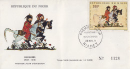 Enveloppe  FDC  1er  Jour   NIGER   Miniatures  Musulmanes  1971 - Niger (1960-...)