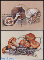 Grenada 1997 Mushrooms 2 S/s, Mint NH, Nature - Insects - Mushrooms - Pilze