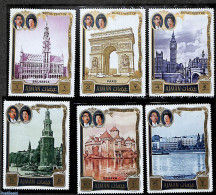 Ajman 1971 Hirohito Europe Visit 6v, Mint NH, History - Netherlands & Dutch - Politicians - Geography