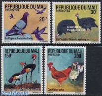 Mali 1994 Birds 4v, Mint NH, Nature - Birds - Poultry - Pigeons - Mali (1959-...)
