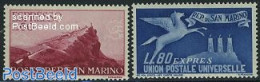 San Marino 1950 Definitives 2v, Mint NH - Neufs
