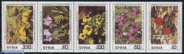 Syria 1986 Flower Show 5v [::::], Mint NH, Nature - Flowers & Plants - Syrie